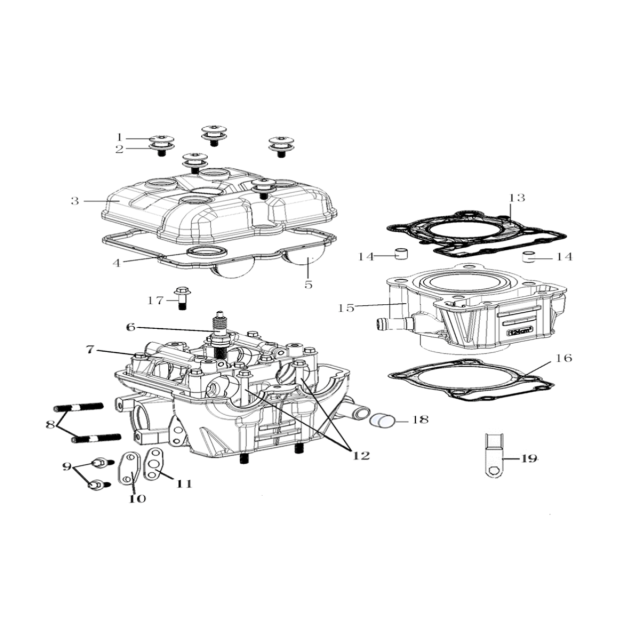 Uszczelka gniazda świecy pokrywy głowicy Rieju MRT125 LC 0/228.001.0004